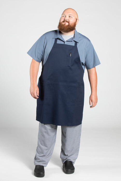 Pencil Patch Pocket Bib Apron #3004