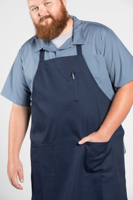 Pencil Patch Pocket Bib Apron #3004