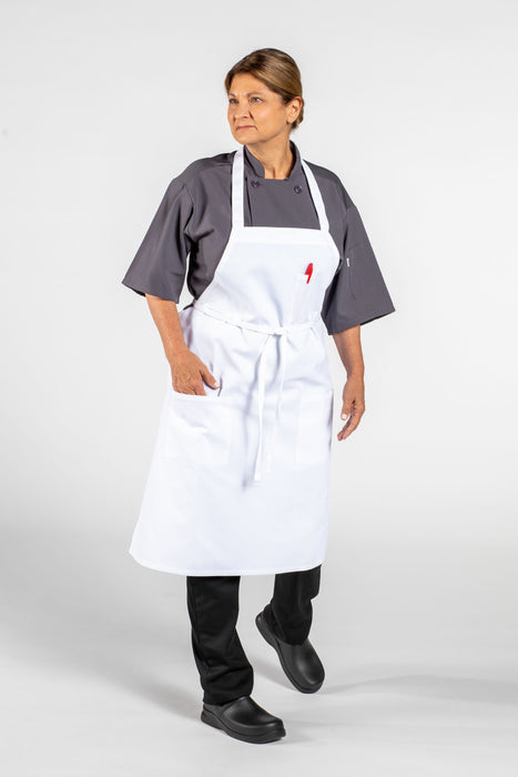 Pencil Patch Pocket Bib Apron #3004