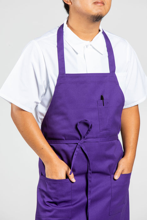 Pencil Patch Pocket Bib Apron #3004