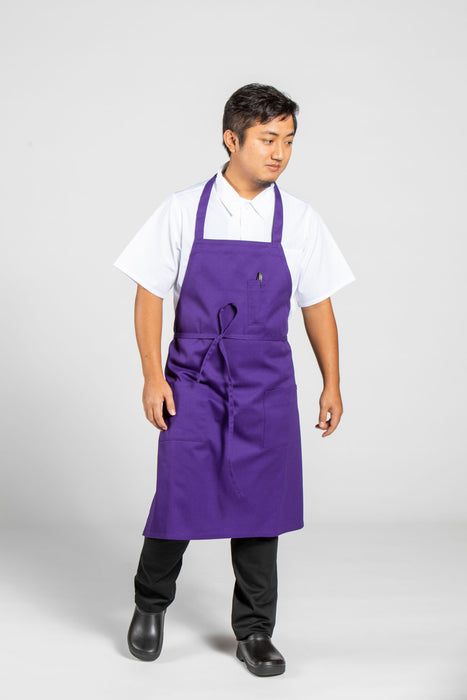 Pencil Patch Pocket Bib Apron #3004