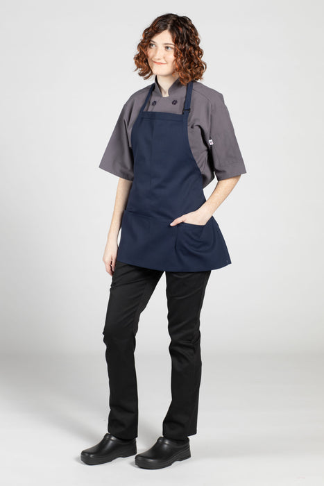 Adjustable Pocket Bib Apron #3011