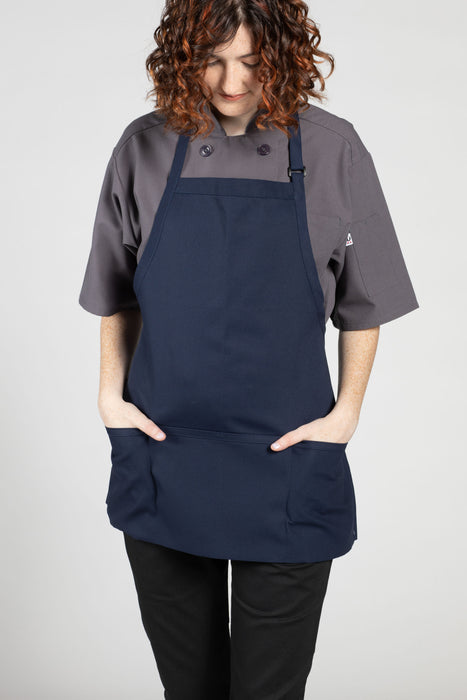 Adjustable Pocket Bib Apron #3011