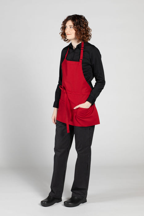 Adjustable Pocket Bib Apron #3011