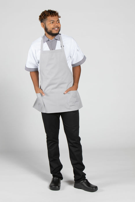 Adjustable Pocket Bib Apron #3011