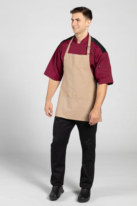 Adjustable Pocket Bib Apron #3011