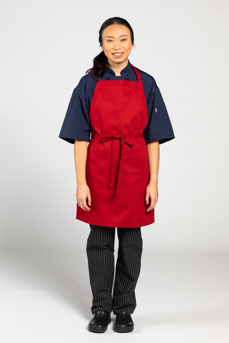 Two-Pocket Bib Apron #3016